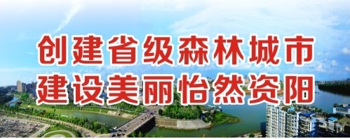 搞大奶妹水汪汪创建省级森林城市 建设美丽怡然资阳